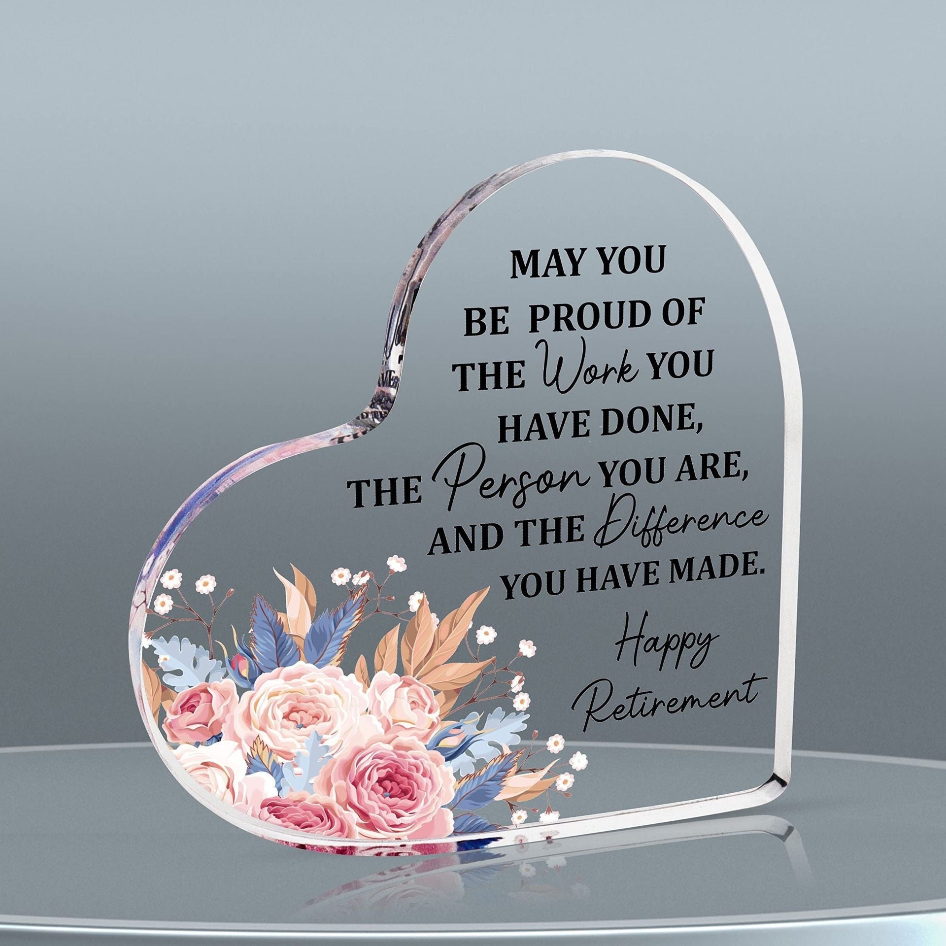 Wholesale New Valentine's Day Love Transparent Acrylic Mother's Day Desktop Decorations Ornaments